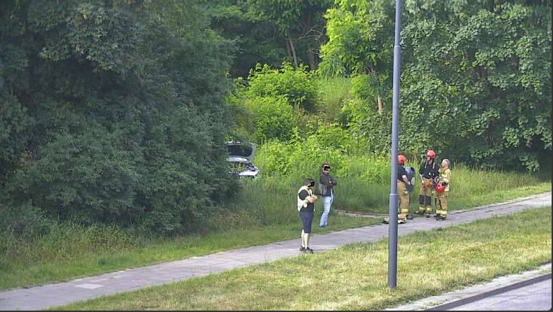 Wypadek na Nastrojowej w Łodzi. Utrudnienia linii 59 1 Wypadek na Nastrojowej w Łodzi
