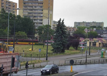 zatrzymanie ruchu tramwajowego na Rzgowskiej