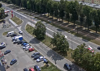 zatrzymanie ruchu tramwajowego w Zgierzu