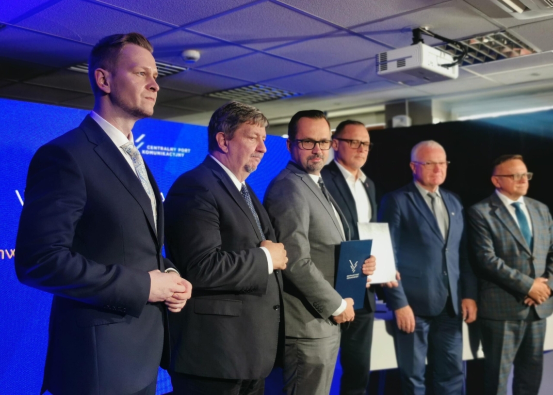 Sieradz: podpisano porozumienie o współpracy ws. budowy węzła przesiadkowego KDP będącego częścią projektu CPK