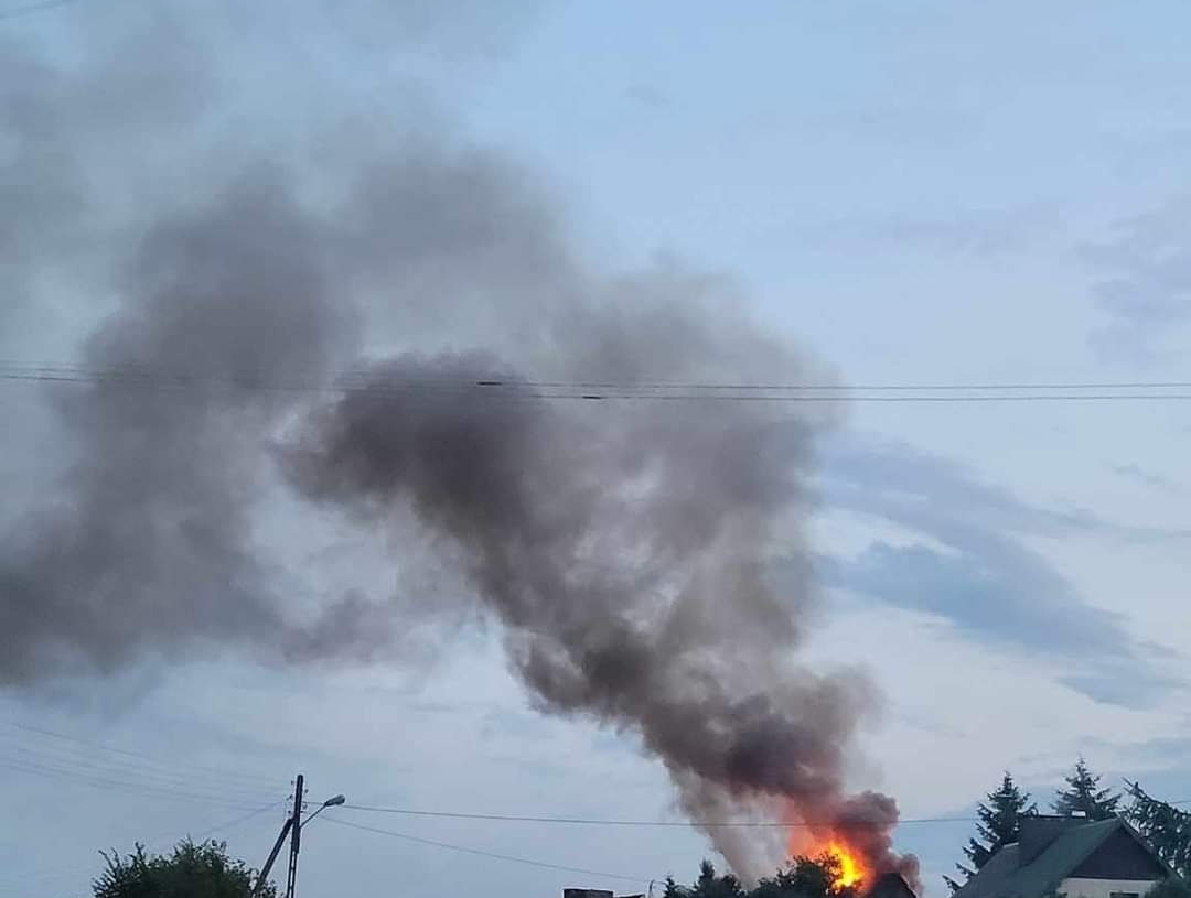 Pożar w Dąbrowie Wielkiej