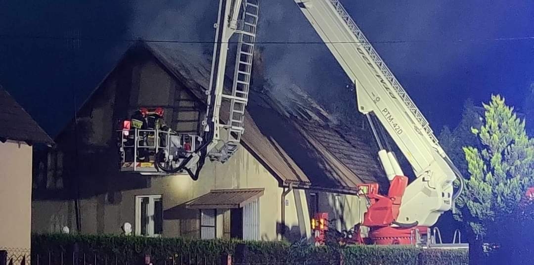 Pożar w Dąbrowie Wielkiej