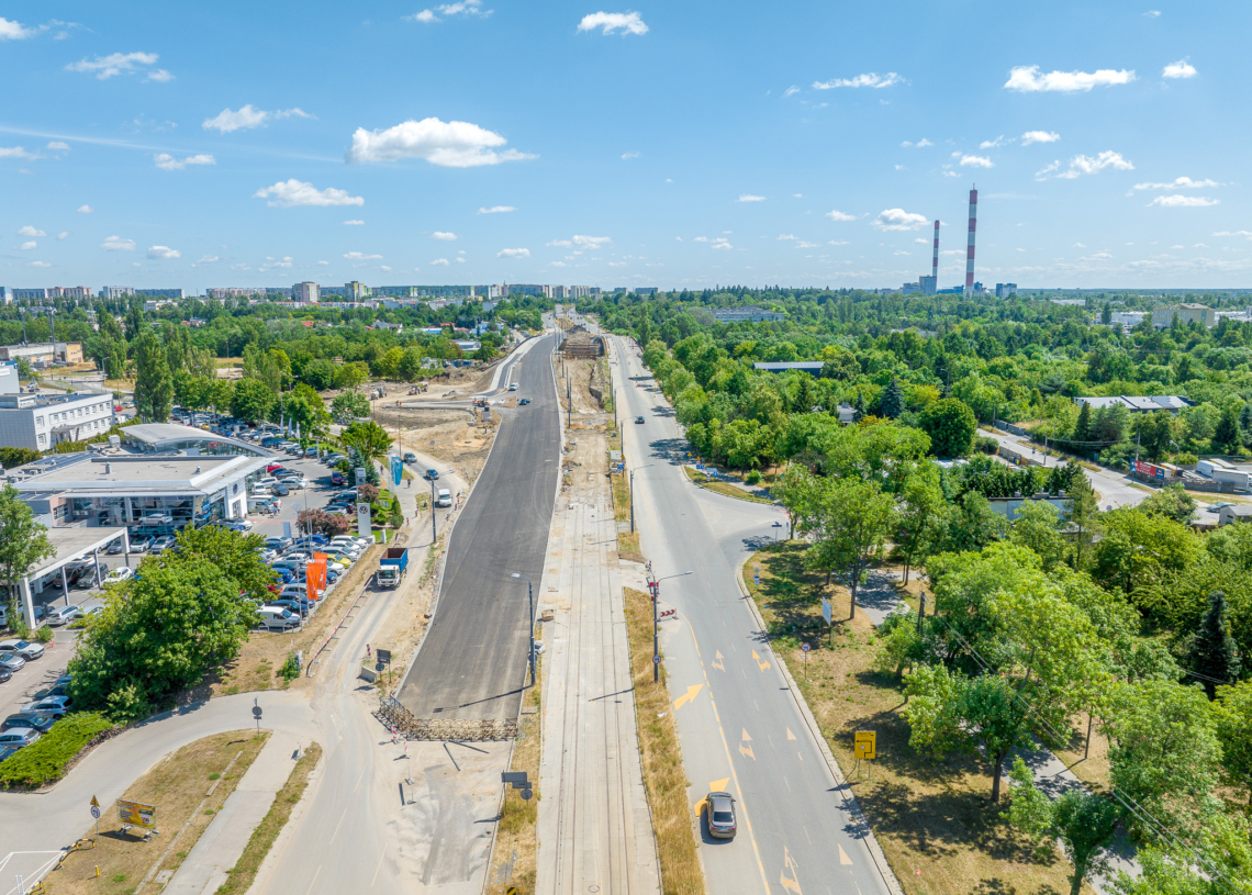 Północny wiadukt na Przybyszewskiego ma zostać oddany do ruchu w pierwszej połowie sierpnia [ZDJĘCIA]