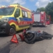 Piotrków: 72-letni kierowca toyoty wymusił pierwszeństwo i zderzył się z motocyklem na Wolborskiej 8 na Wolborskiej