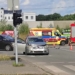 Wypadek na skrzyżowaniu Wólczańskiej i Wróblewskiego 6 na skrzyżowaniu Wólczańskiej i Wróblewskiego