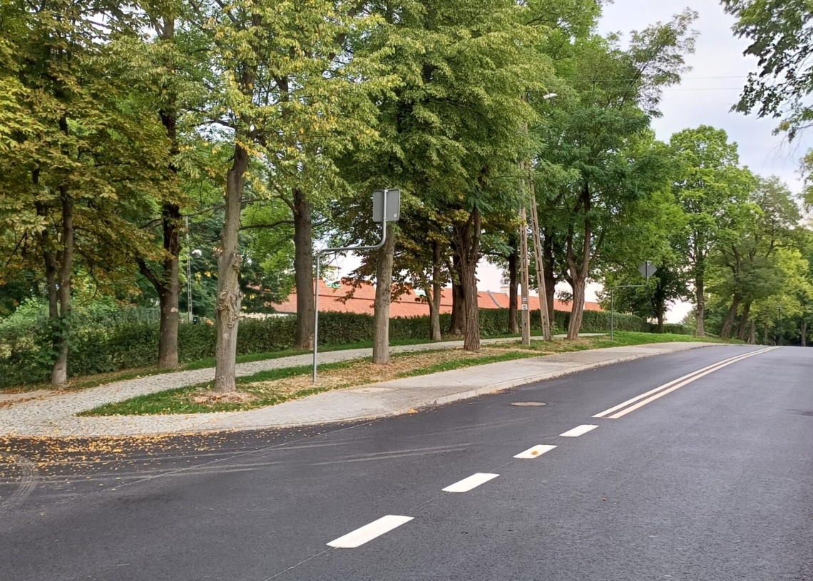 droga z Sulejowa na Podklasztorze