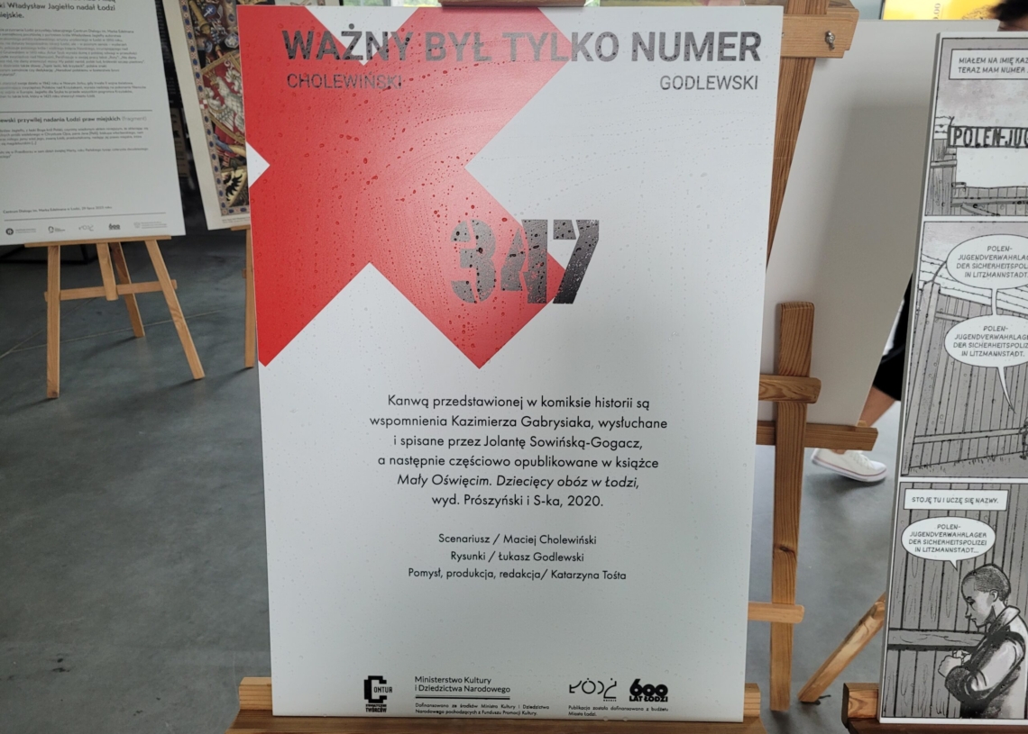 Światowy Dzień Publicznego Czytania Komiksów w łódzkim Parku Ocalałych
