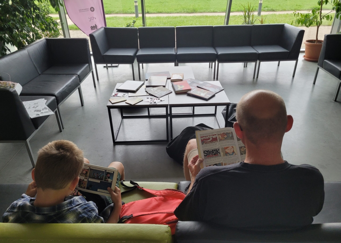Światowy Dzień Publicznego Czytania Komiksów w łódzkim Parku Ocalałych