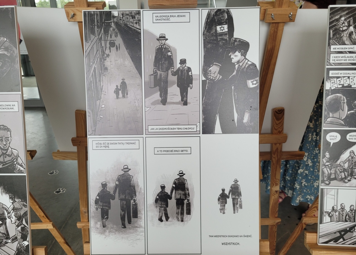 Światowy Dzień Publicznego Czytania Komiksów w łódzkim Parku Ocalałych