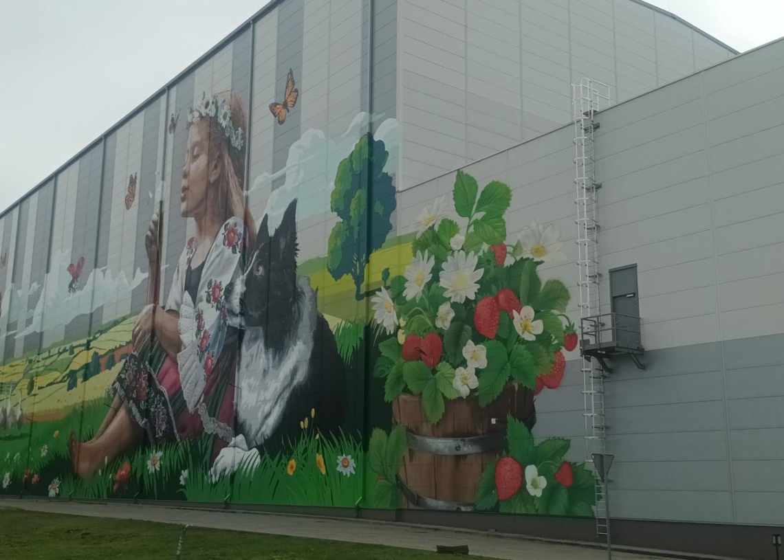 Mural w Łowiczu