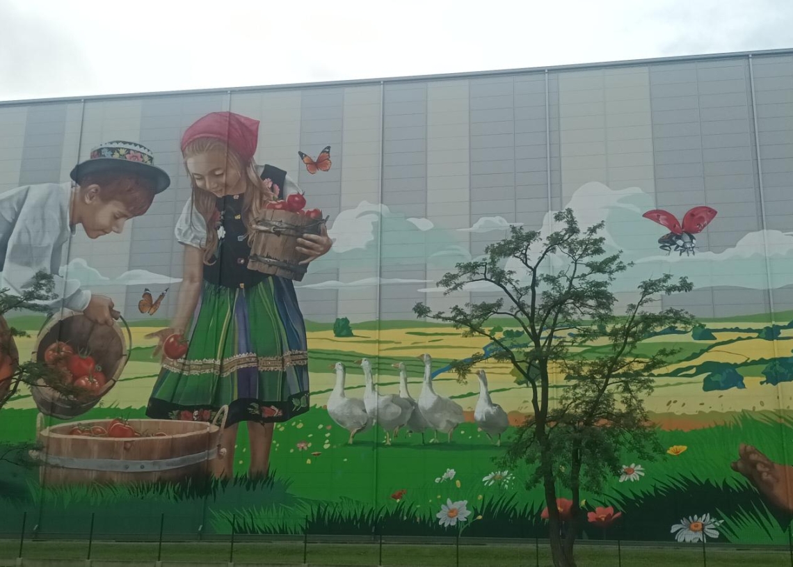 Mural w Łowiczu