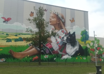 Mural w Łowiczu