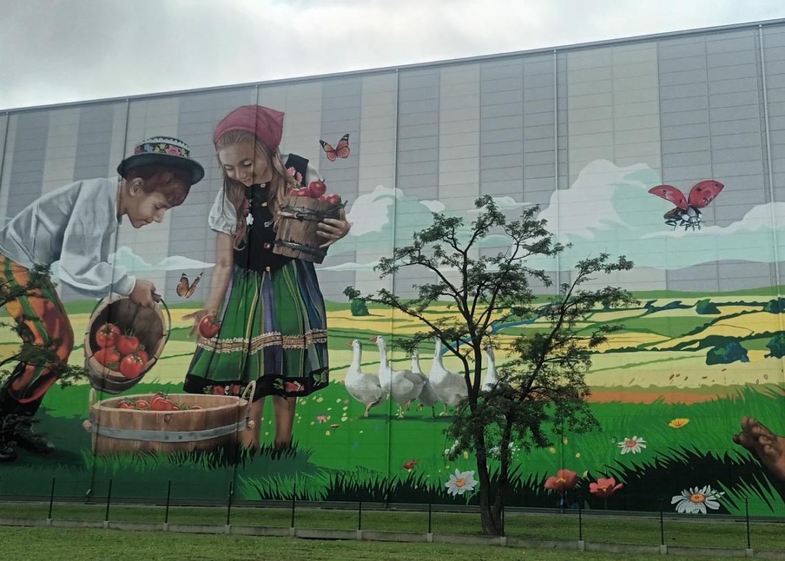 Mural w Łowiczu