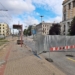 Zamknięte skrzyżowanie Kościuszki/Zielona w Łodzi. Fot. Marek Szybka