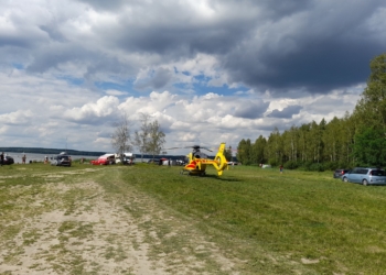 Wypadek na Zalewie Sulejowskim z udziałem skutera i łodzi motorowej