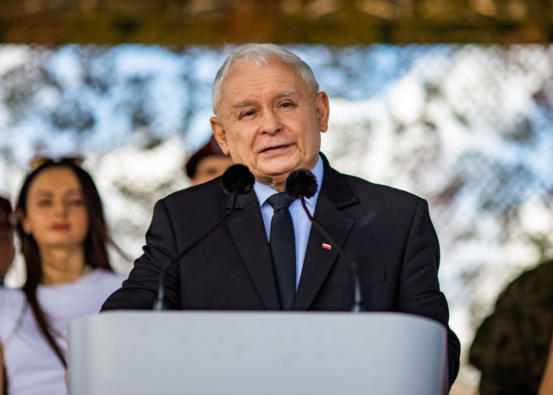 Wicepremier Jarosław Kaczyński na pikniku wojskowym w Uniejowie [ZDJĘCIA]