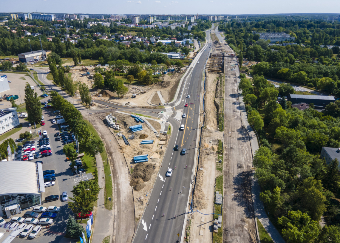 Modernizacja wiaduktów na Przybyszewskiego. Rozpoczął się demontaż południowej estakady [ZDJĘCIA]