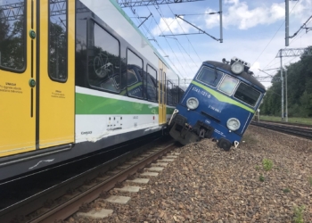 zderzenie pociągów w Skierniewicach