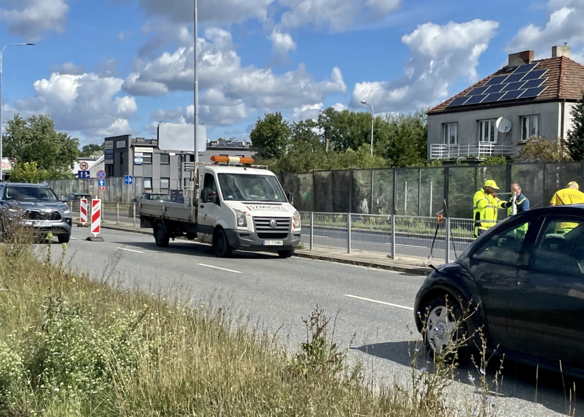 utrudnienia na Zgierskiej