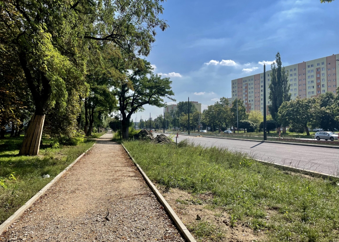 Modernizacja alei Śmigłego-Rydza. Koniec prac miał nastąpić w ubiegłym miesiącu [ZDJĘCIA + WIDEO]