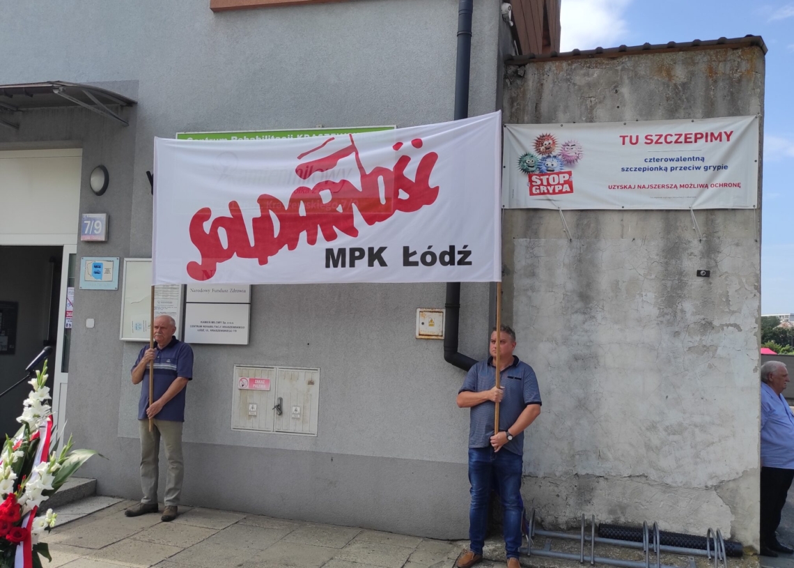 43. rocznica wybuchu strajku okupacyjnego pracowników MPK Łódź