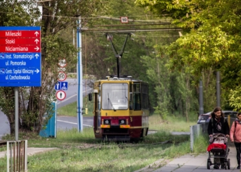 zatrzymanie ruchu tramwajowego na Pomorskiej