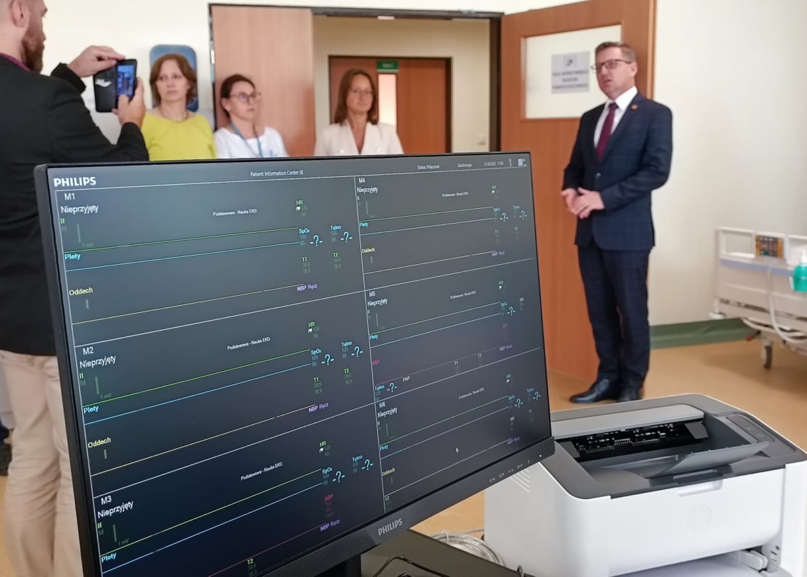 Oddział Kardiologiczny szpitala w Piotrkowie