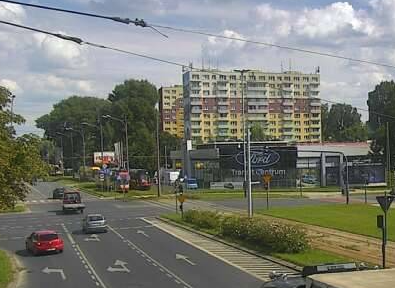Zatrzymanie ruchu tramwajowego na ulicy Limanowskiego. Zanik napięcia w sieci trakcyjnej 1 zatrzymanie ruchu tramwajowego na ulicy Limanowskiego