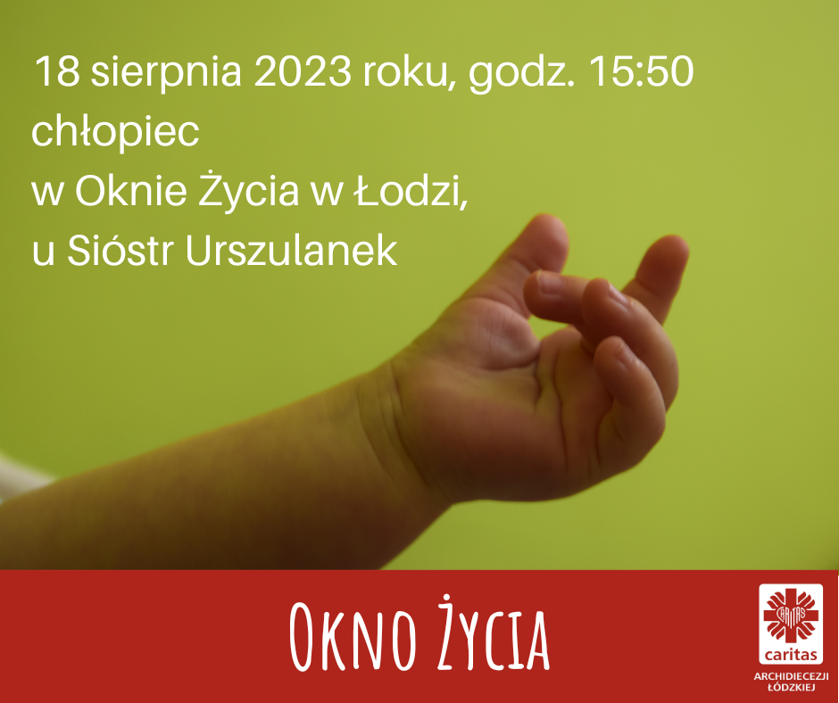 Do Okna życia u Sióstr Urszulanek trafił już 7 maluch. Rodzice napisali w liście, że zmusiła ich do tego sytuacja życiowa 1 do okna życia