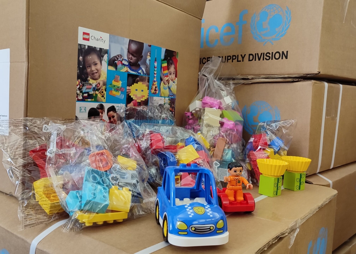UNICEF przekazał 11 ton darów dla łódzkich dzieci
