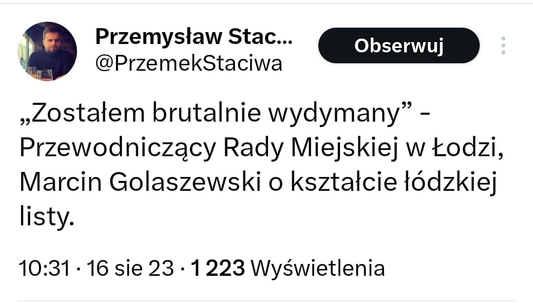 Przemyslaw Staciwa Marcin Golaszewski