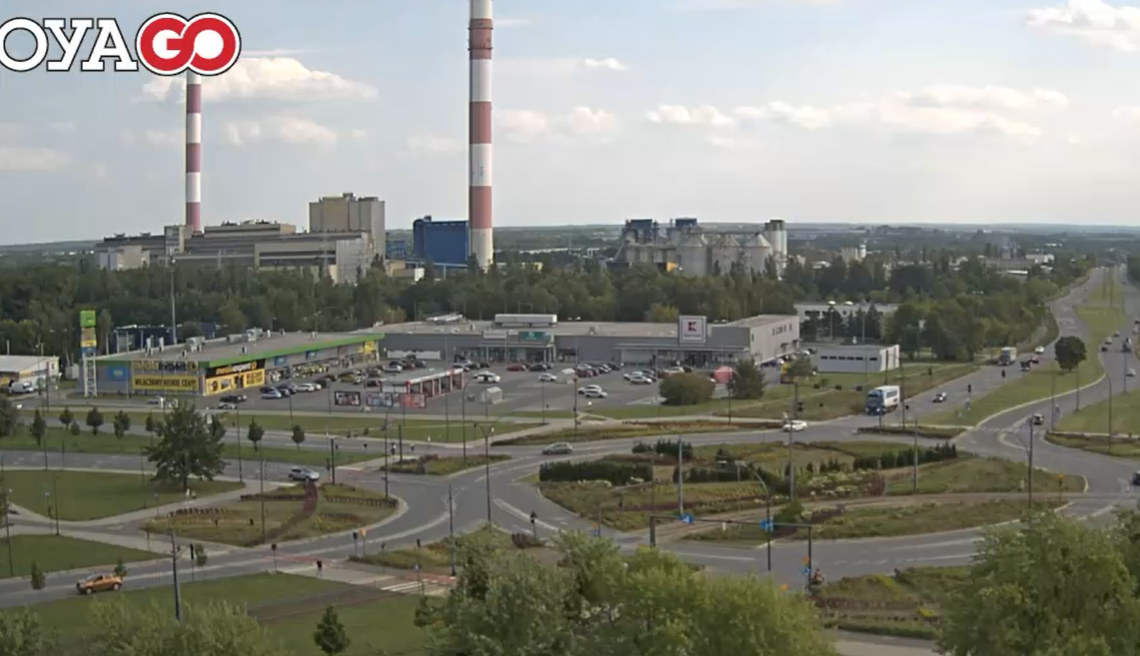 zatrzymanie ruchu tramwajowego na ulicy Puszkina