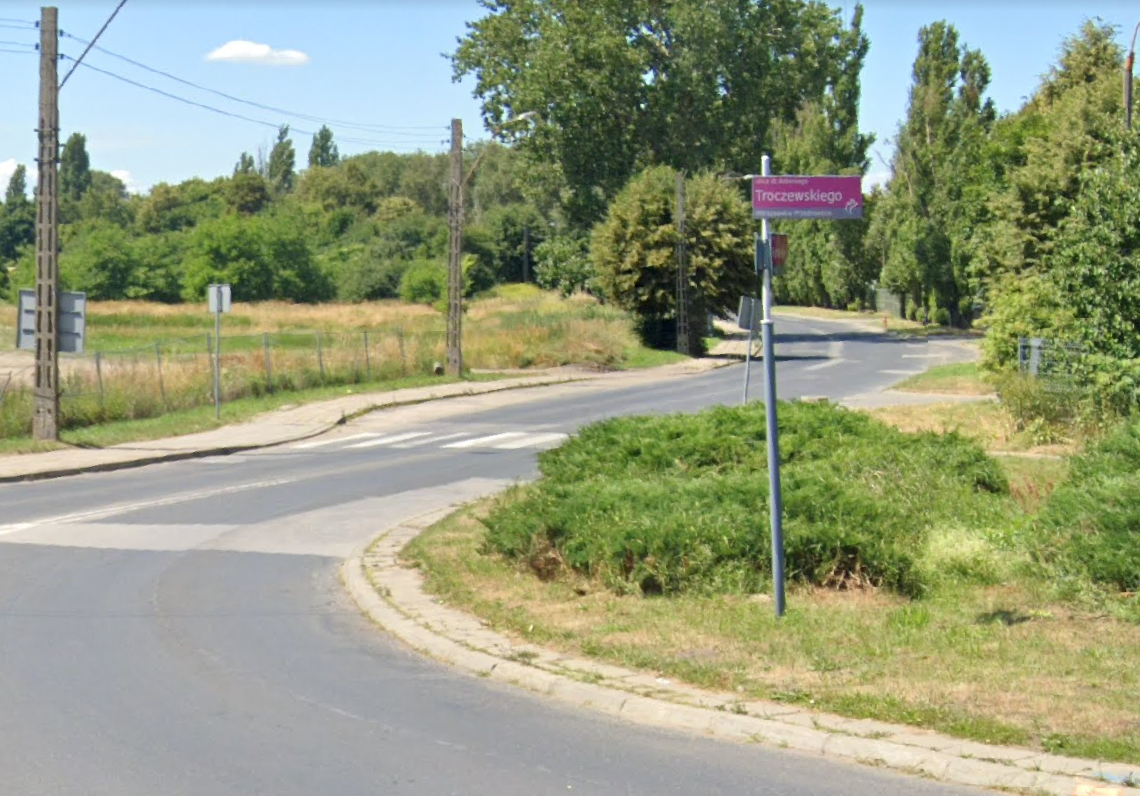 remont ulicy Troczewskiego