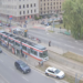 Zatrzymanie ruchu tramwajowego na Zachodniej z powodu zasłabnięcia pasażera 6 zatrzymanie ruchu tramwajowego na Zachodniej