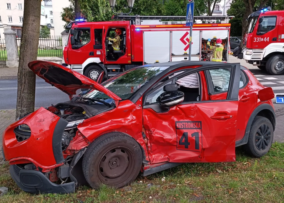 Wypadek przy zamku w Piotrkowie