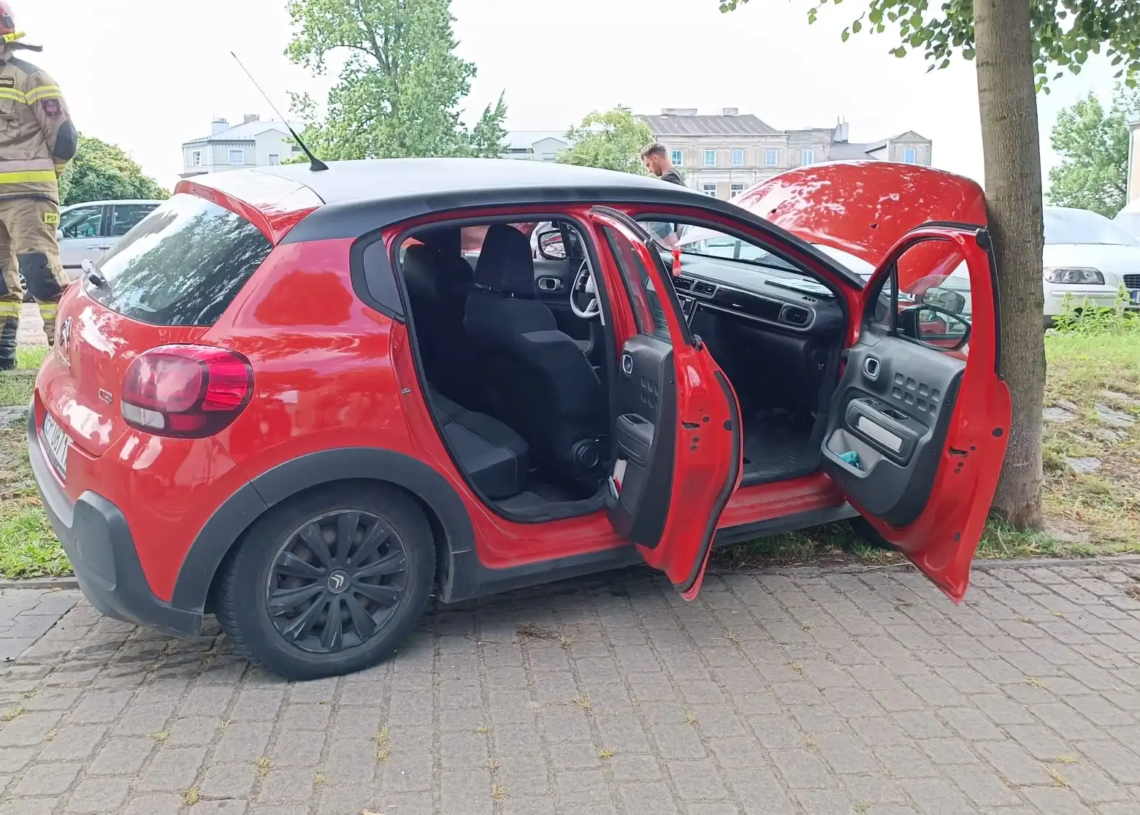 Wypadek przy zamku w Piotrkowie