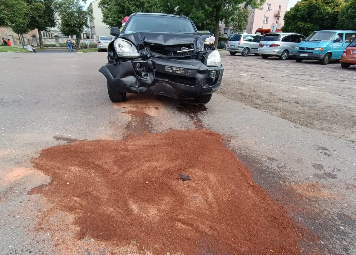 Wypadek przy zamku w Piotrkowie