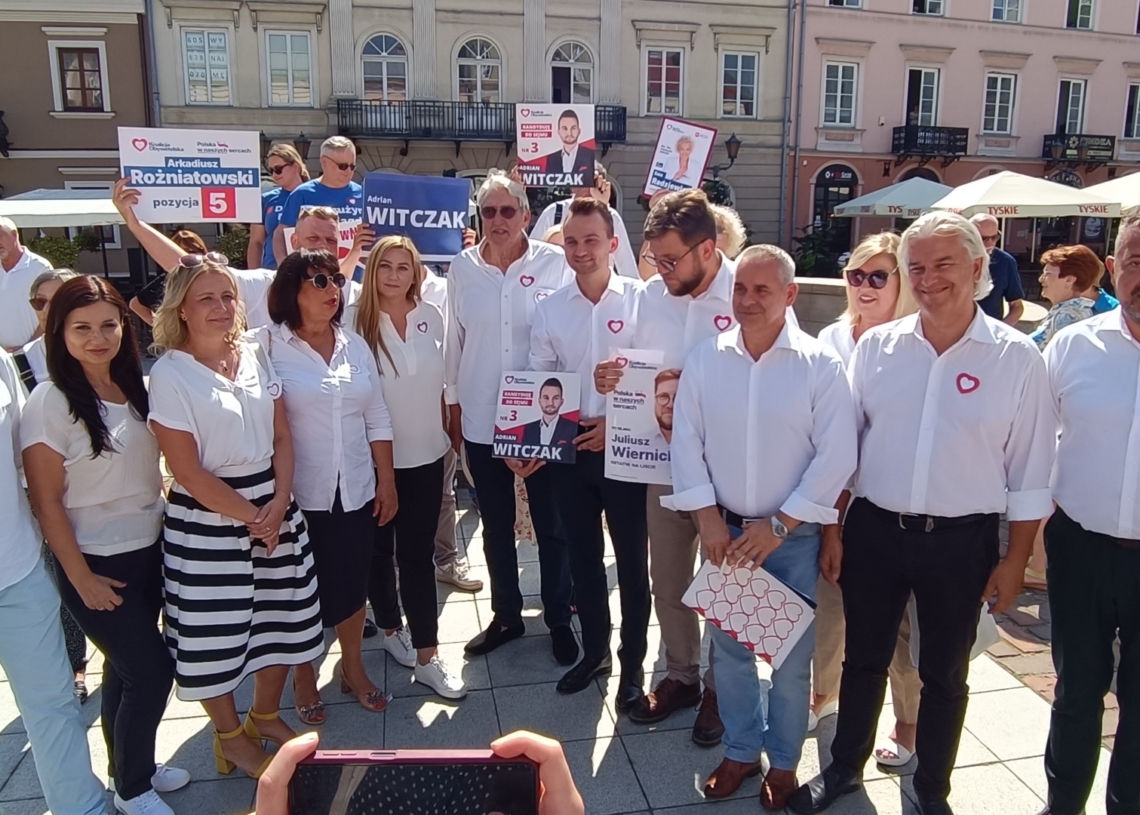 Bogusław Wołoszański, kandydat PO z Piotrkowa Tryb.