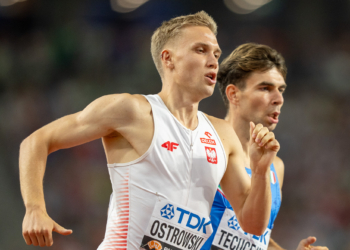MŚ Budapeszt 2023. Filip Ostrowski z rekordem życiowym w biegu na 800 metrów