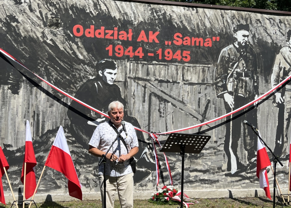 W Koluszkach odsłonięto mural poświęcony żołnierzom AK