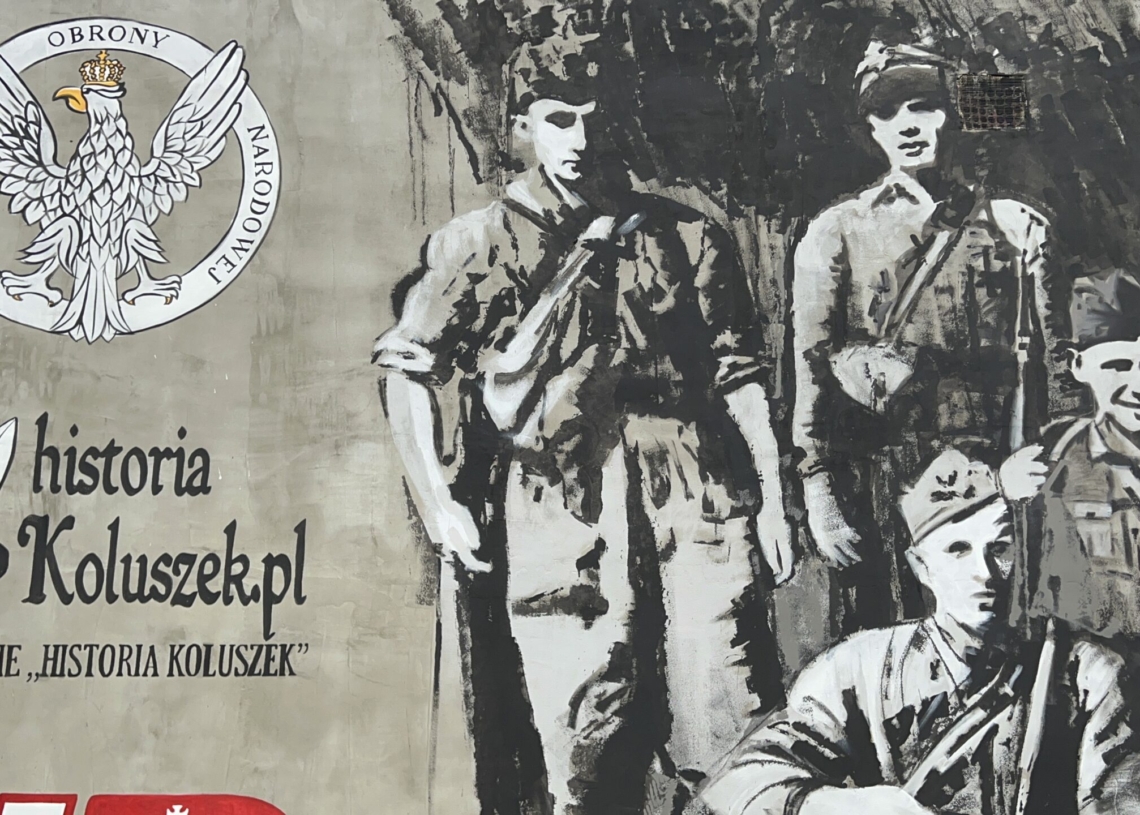 W Koluszkach odsłonięto mural poświęcony żołnierzom AK