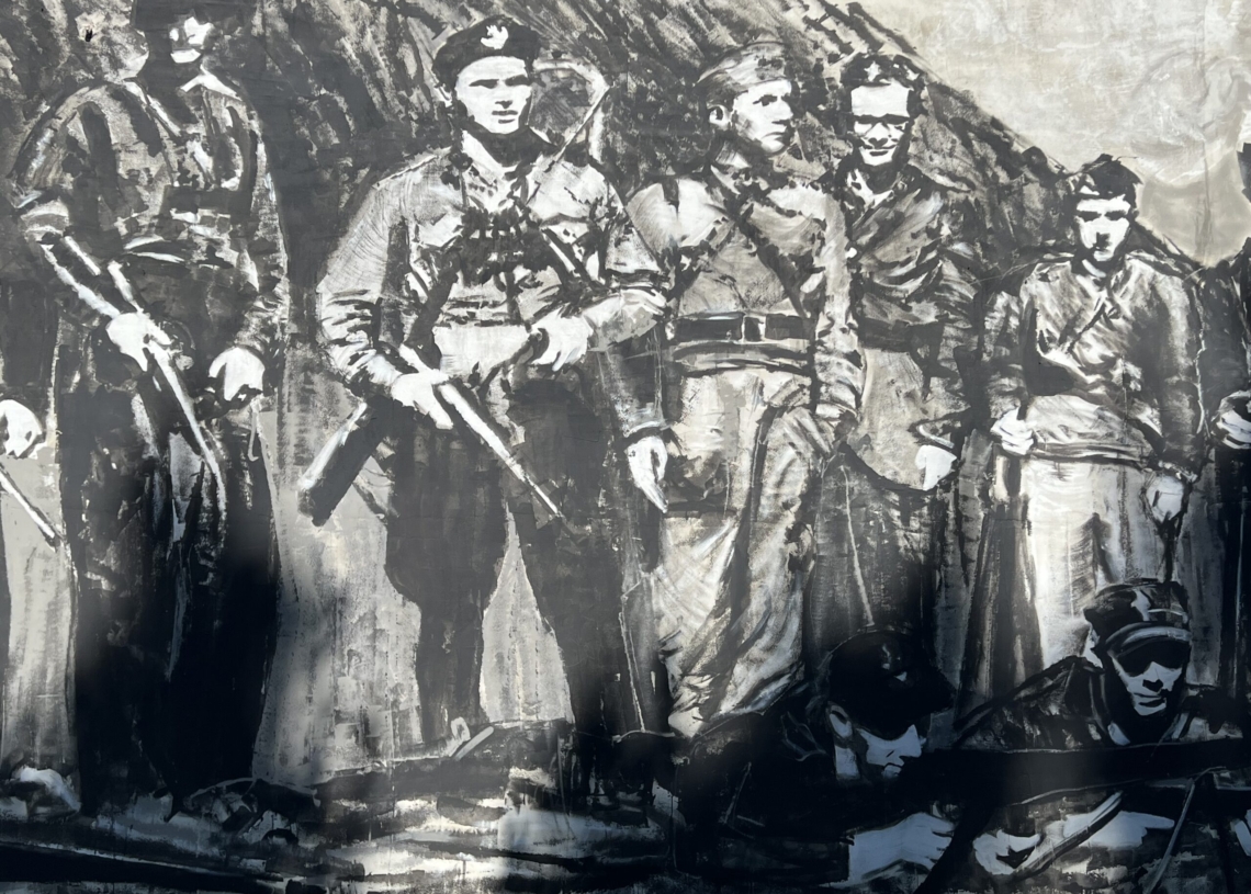 W Koluszkach odsłonięto mural poświęcony żołnierzom AK