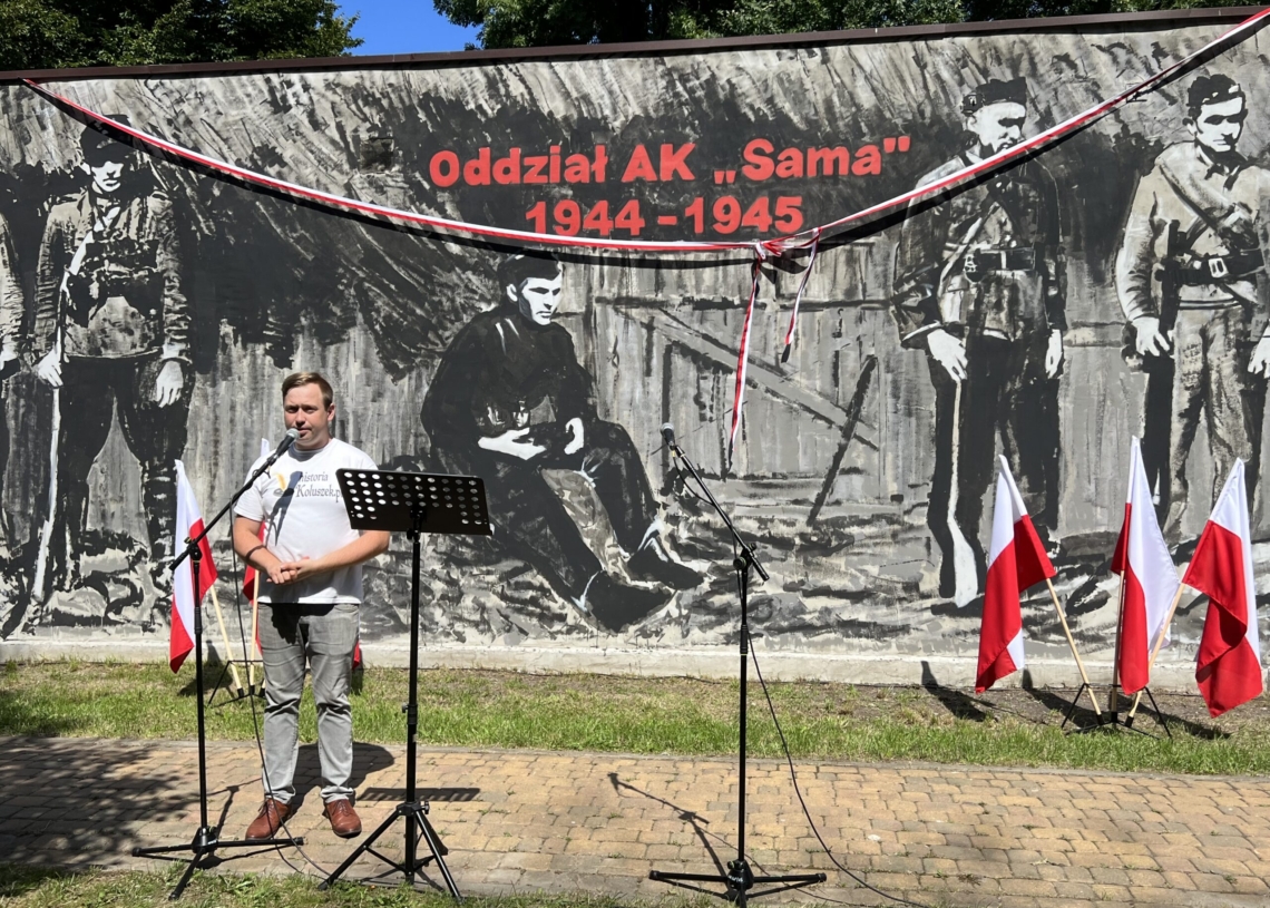 W Koluszkach odsłonięto mural poświęcony żołnierzom AK