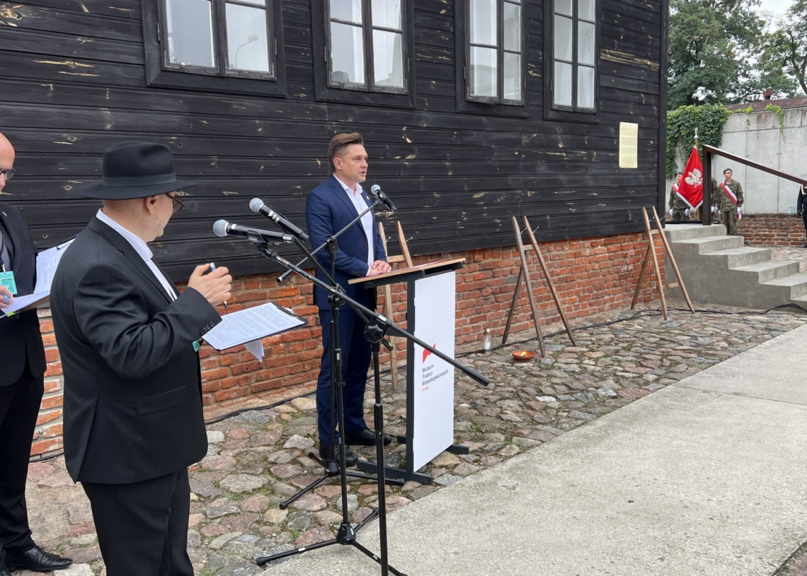 79. rocznica likwidacji Litzmannstadt Getto. Uroczystości na stacji Radegast [ZDJĘCIA, WIDEO]