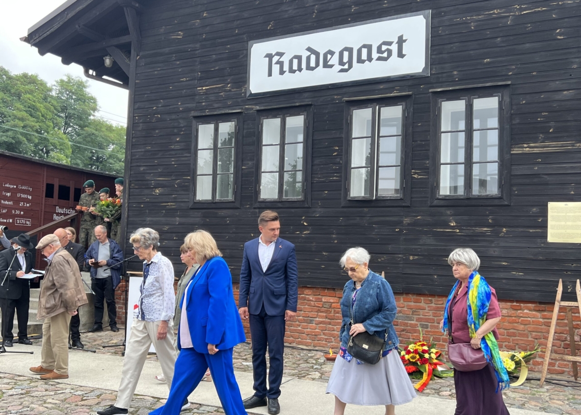 79. rocznica likwidacji Litzmannstadt Getto. Uroczystości na stacji Radegast [ZDJĘCIA, WIDEO]