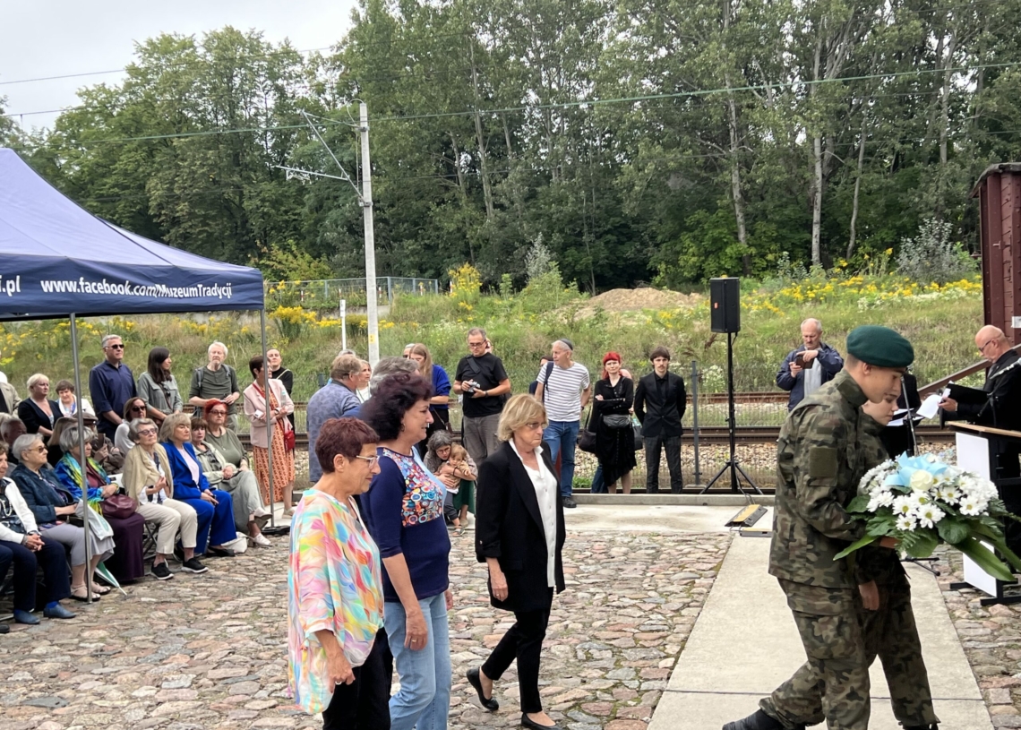 79. rocznica likwidacji Litzmannstadt Getto. Uroczystości na stacji Radegast [ZDJĘCIA, WIDEO]