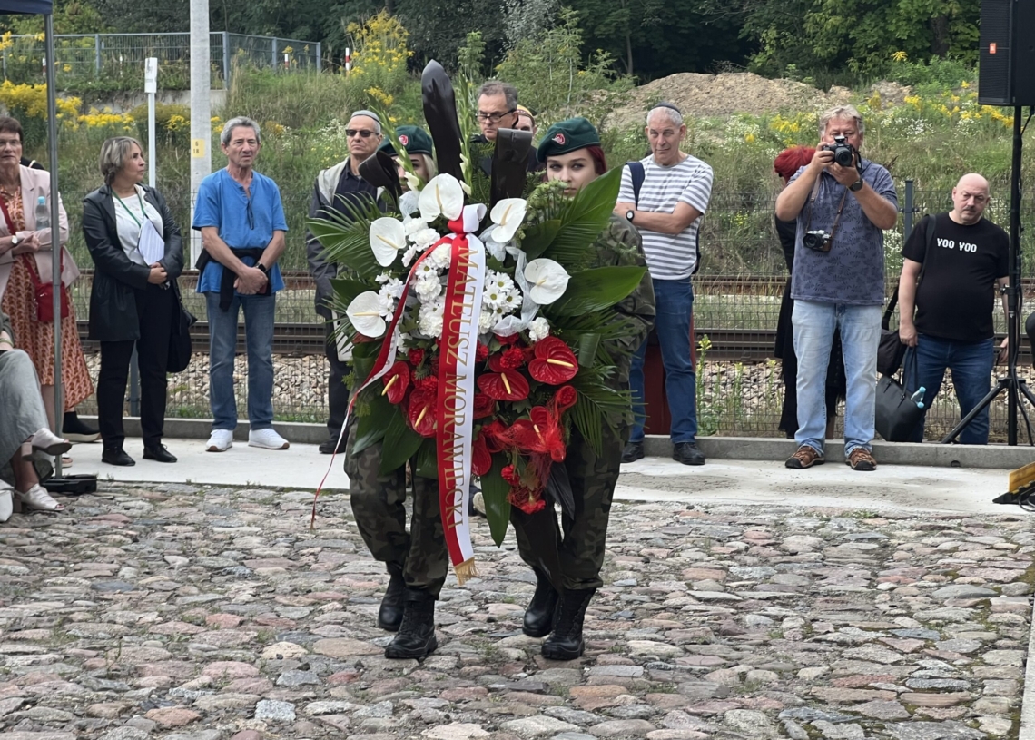 79. rocznica likwidacji Litzmannstadt Getto. Uroczystości na stacji Radegast [ZDJĘCIA, WIDEO]