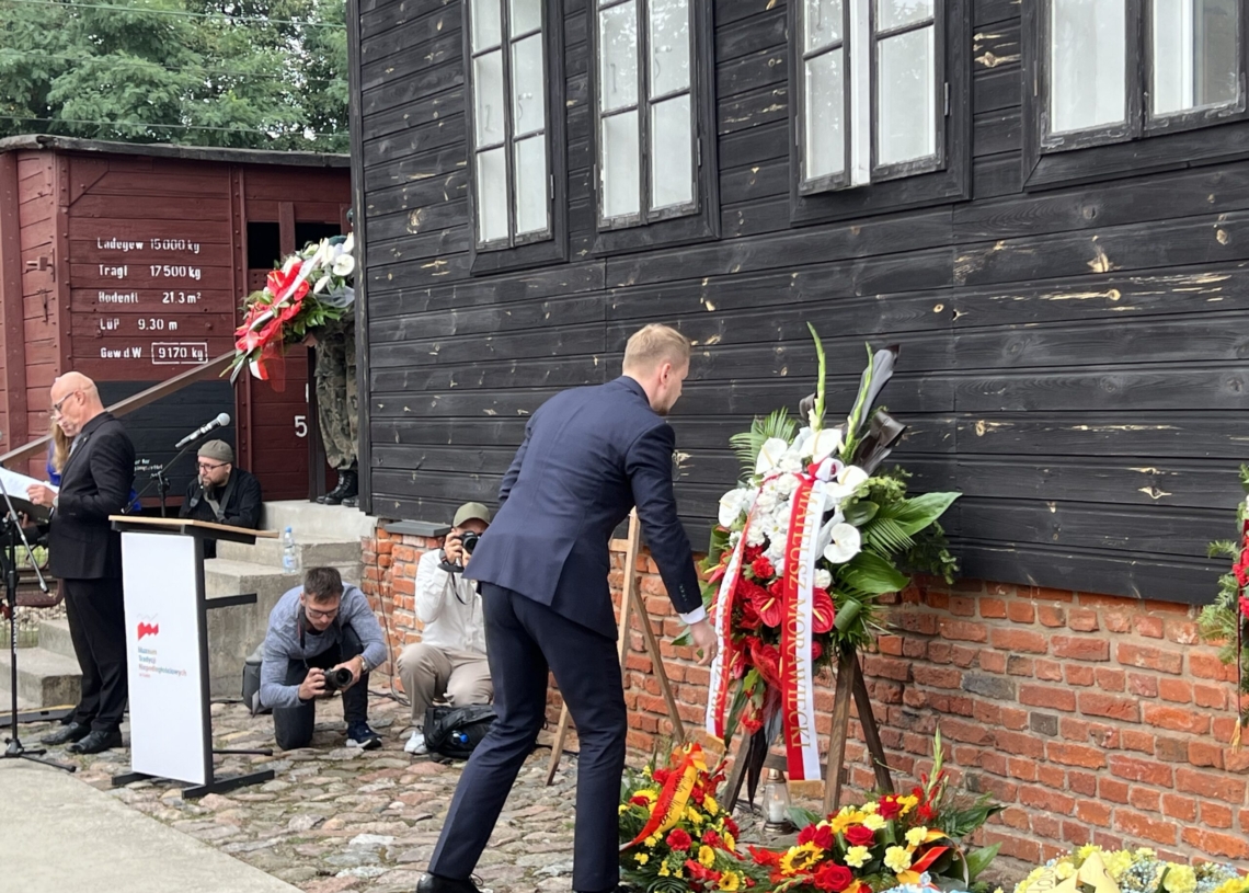 79. rocznica likwidacji Litzmannstadt Getto. Uroczystości na stacji Radegast [ZDJĘCIA, WIDEO]