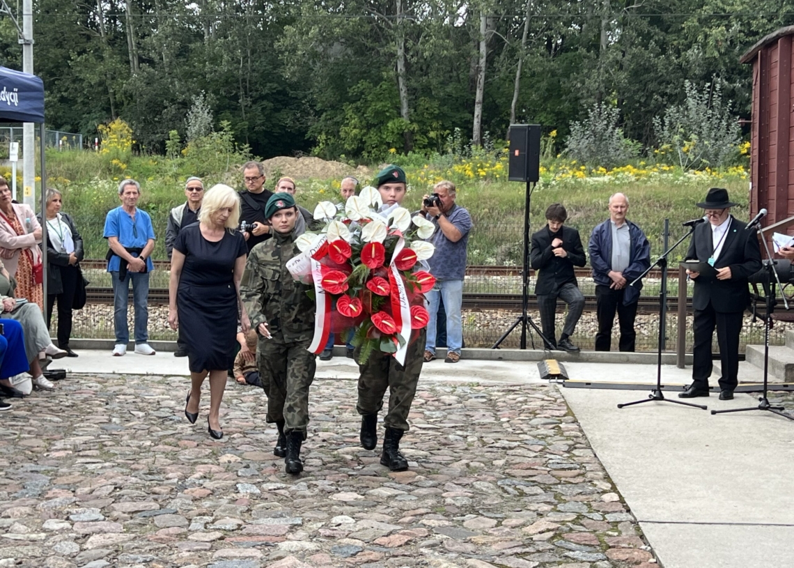 79. rocznica likwidacji Litzmannstadt Getto. Uroczystości na stacji Radegast [ZDJĘCIA, WIDEO]