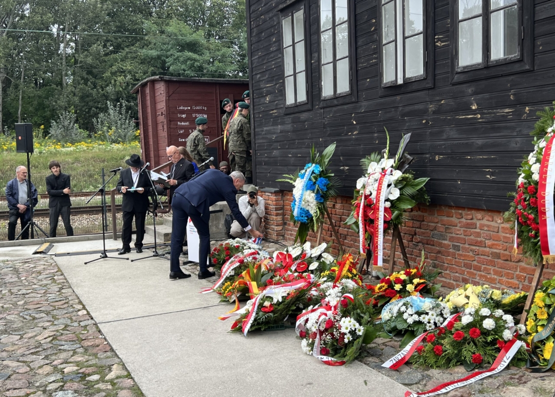 79. rocznica likwidacji Litzmannstadt Getto. Uroczystości na stacji Radegast [ZDJĘCIA, WIDEO]